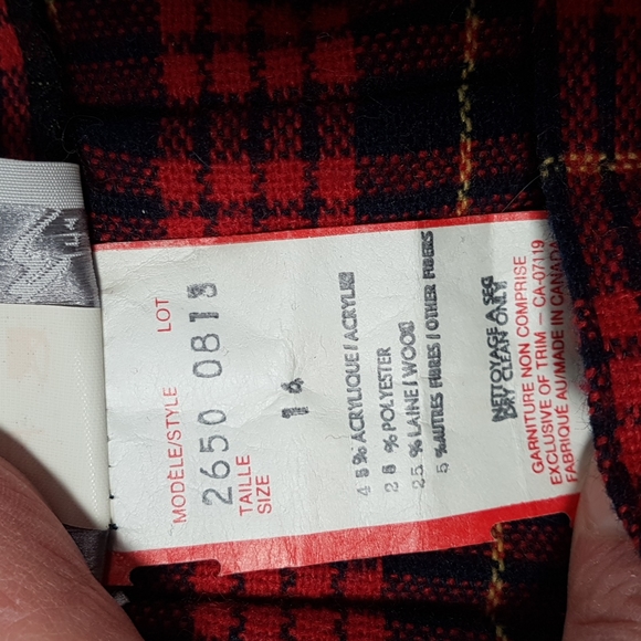 Vintage Wool Tartan Skirt - Picture 12 of 16